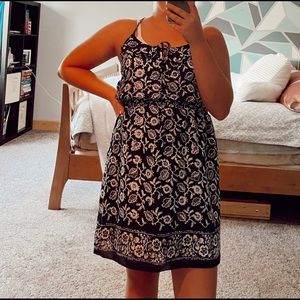 navy and white american eagle outfitters dress